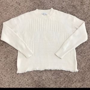 Madewell white sweater
